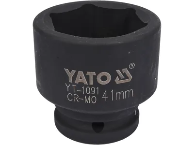Головка торцева ударна 6-гранна YATO : квадрат 3/4", М= 41 мм, L= 57 мм