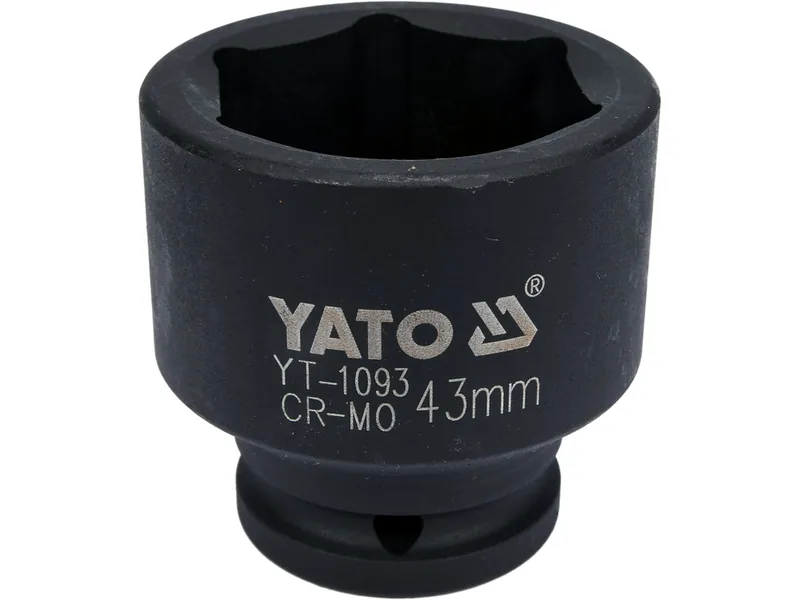 Головка торцева ударна 6-гранна YATO : квадрат 3/4", М= 43 мм, L= 57 мм