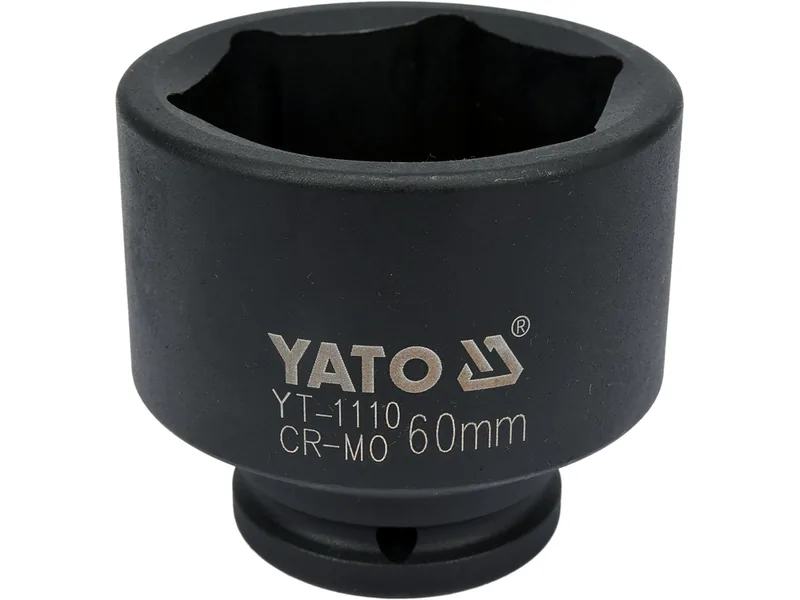Головка торцева ударна 6-гранна YATO : квадрат 3/4", М= 60 мм, L= 74 мм