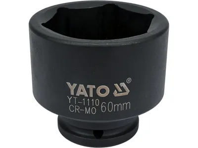 Головка торцева ударна 6-гранна YATO : квадрат 3/4", М= 60 мм, L= 74 мм