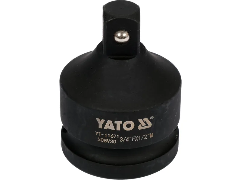 Перехідник ударний YATO : квадрат 3/4" - квадрат 1/2", L= 55 мм