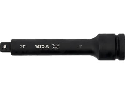 Подовжувач з перехідником YATO : квадрат 1" - квадрат 3/4", L= 250 мм