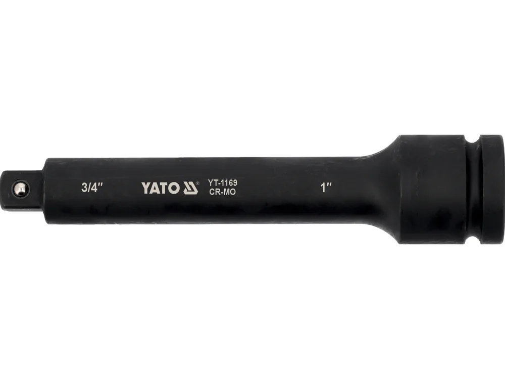 Подовжувач з перехідником YATO : квадрат 1" - квадрат 3/4", L= 250 мм