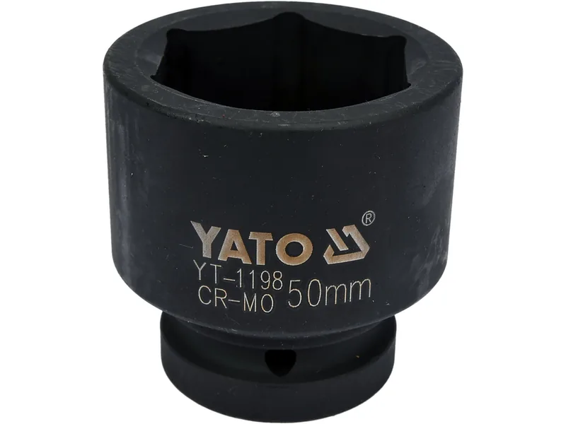Головка торцева ударна 6-гранна YATO : квадрат 1", М= 50 мм, L= 73 мм