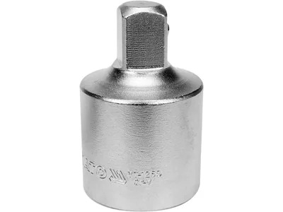 Перехідник для головок торцевих YATO : квадрат 1/2"(F) - 3/8" (М), L= 34 мм