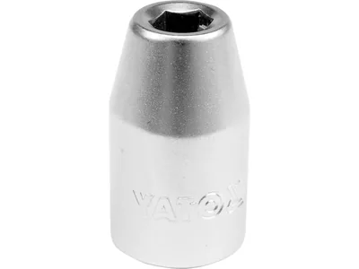 Перехідник для насадок викруткових YATO : квадрат 1/2"(F) - HEX= M8 мм(M), L= 38 мм