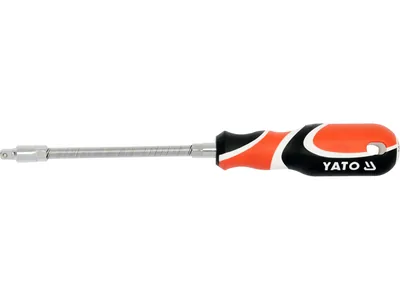 Викрутка з гнучким стержнем 6-гр. YATO : HEX 1/4" x 150 мм