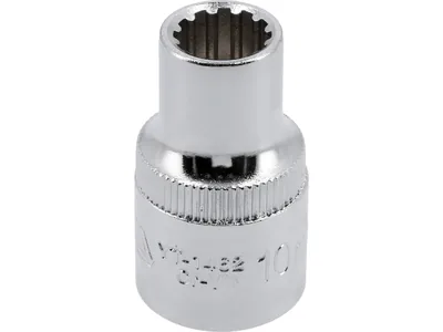 Головка торцева YATO : квадрат 1/2", "Spline", M= 10 мм, L= 38 мм