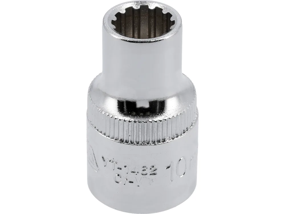 Головка торцева YATO : квадрат 1/2", "Spline", M= 10 мм, L= 38 мм