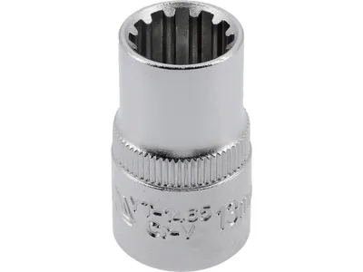 Головка торцева YATO : квадрат 1/2", "Spline", M= 13 мм, L= 38 мм
