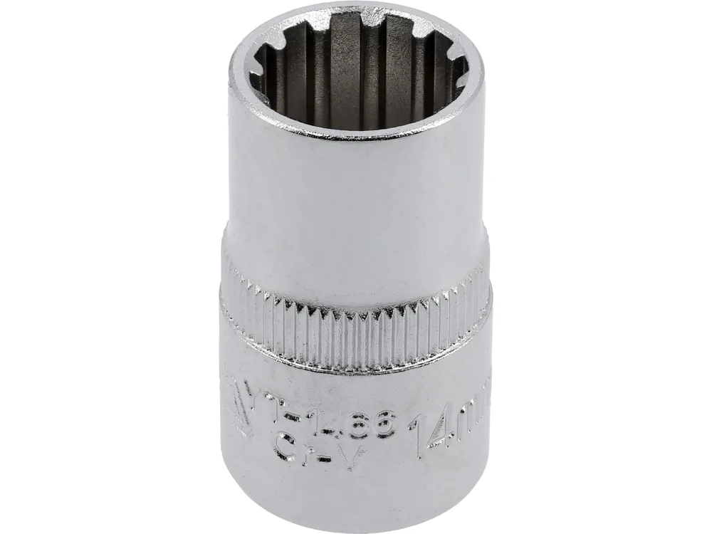 Головка торцева YATO : квадрат 1/2", "Spline", M= 14 мм, L= 38 мм