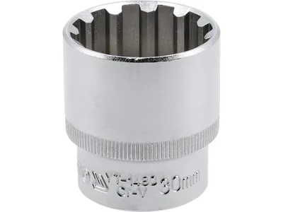 Головка торцева YATO : квадрат 1/2", "Spline", M= 30 мм, L= 42 мм