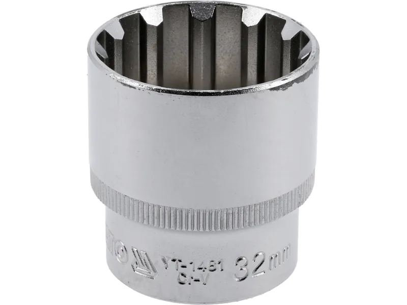 Головка торцева YATO : квадрат 1/2", "Spline", M= 32 мм, L= 45 мм