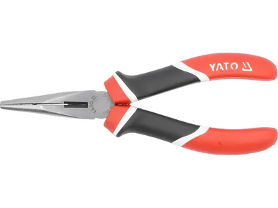 Щипці видовжені плоскі YATO : CrV, L= 160 мм