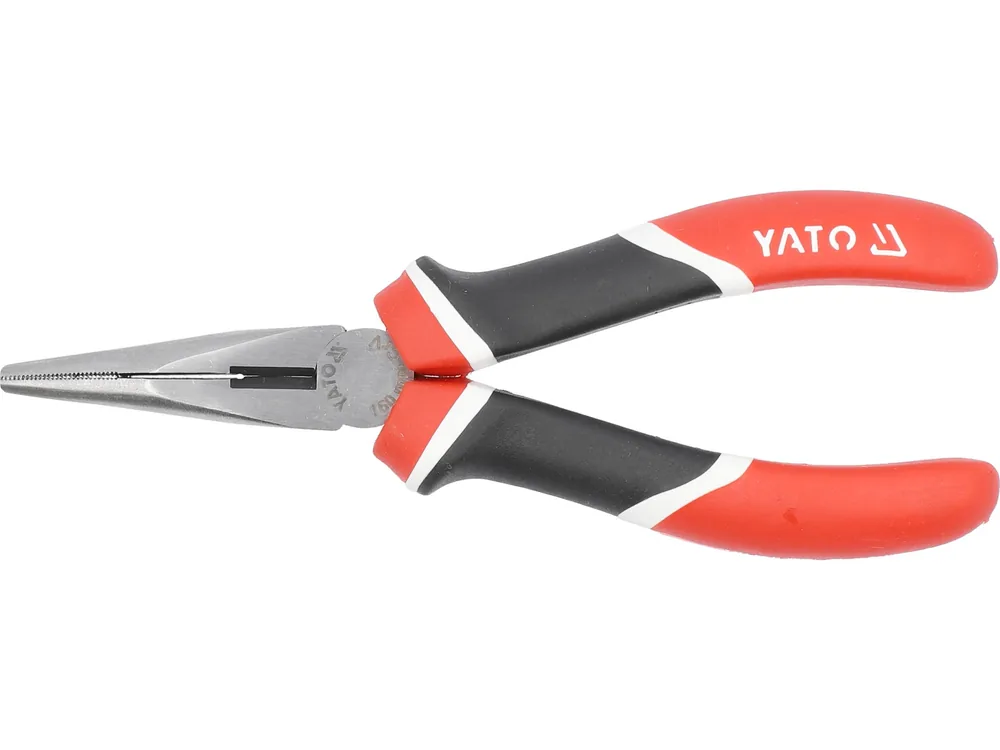 Щипці видовжені плоскі YATO : CrV, L= 160 мм