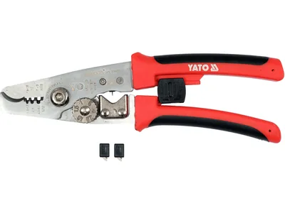 Кліщі для обрізання і знімання ізоляції з провідників YATO Ø≤ 10,5 мм, L= 200 мм