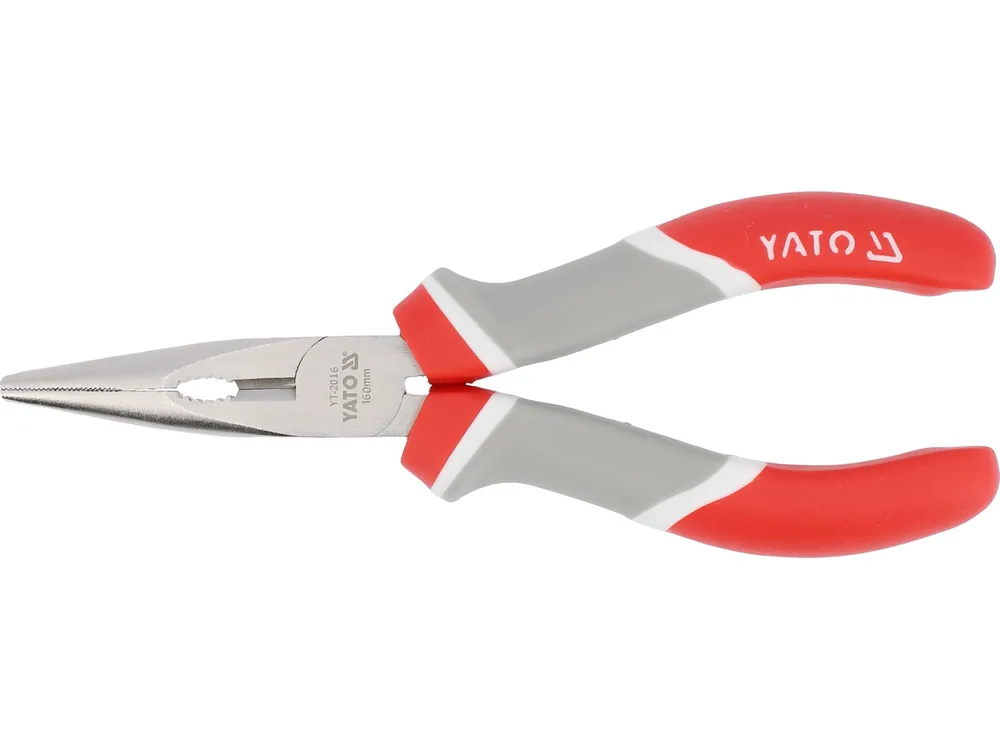 Тонкогубці нікельовані YATO : L= 160 мм