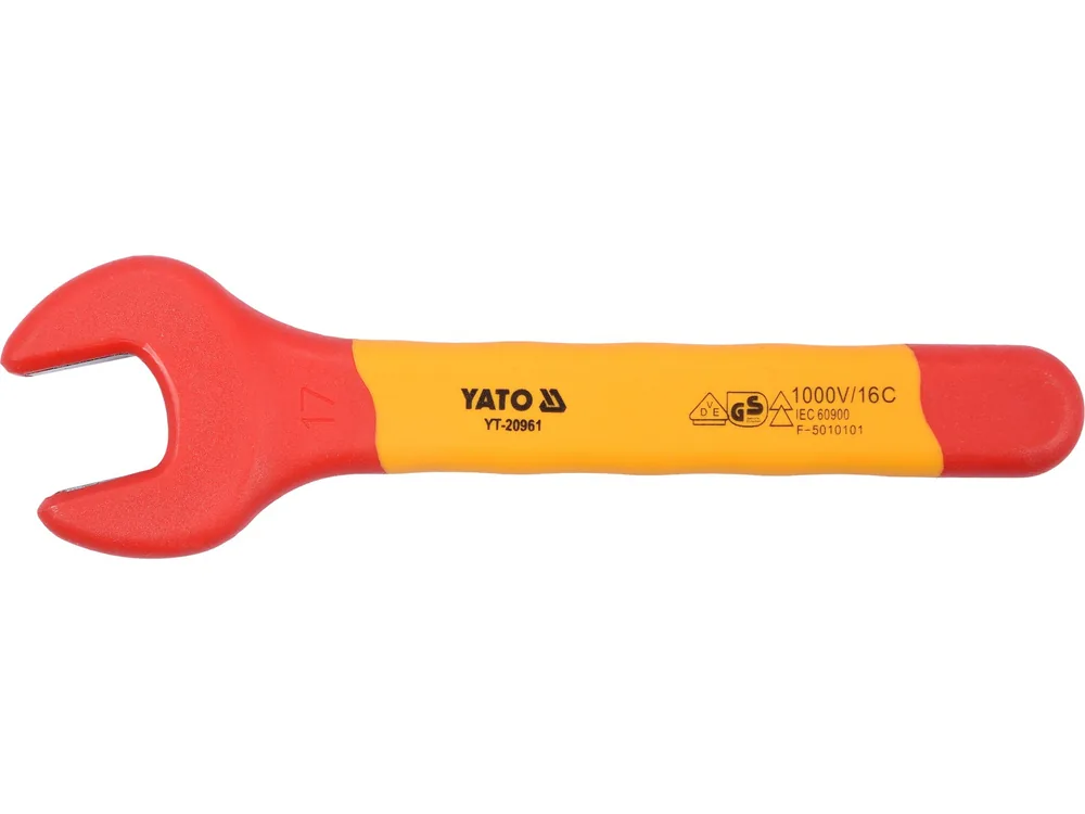 Ключ ріжковий електрика VDE YATO : М17 мм, до 1000V