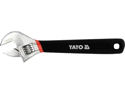 Ключ розвідний YATO : L= 150 мм. гумова ручка
