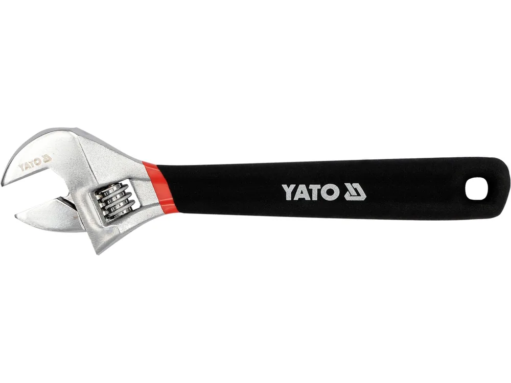 Ключ розвідний YATO : L= 250 мм. гумова ручка