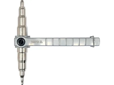 Розширювач мідних труб YATO; 7 положень Ø= 1/4", 5/16", 3/8", 1/2", 5/8", 3/4", 7/8"