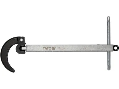 Ключ трубний гаковий до сантехнічних труб YATO: L= 230- 410 мм, до Ø= 32- 63,5 мм