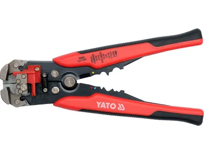 Кліщі для обтискання і зачистки проводів YATO, L=205 мм