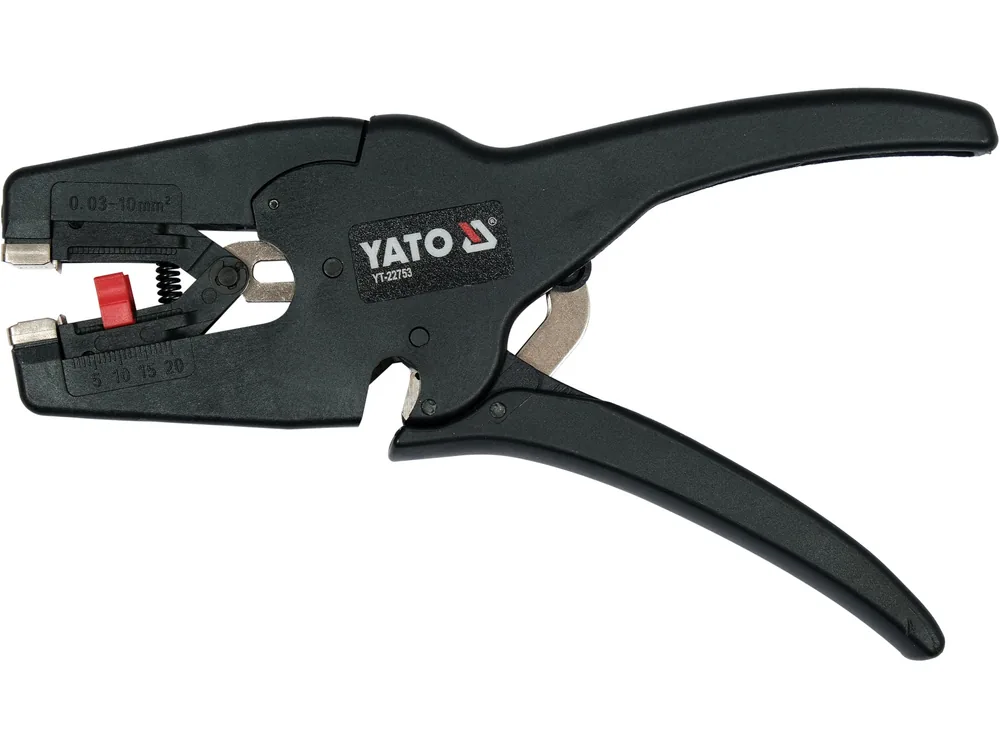 Знімач ізоляції автоматичний YATO, L= 195 мм, межа обробки- 0,03- 10 мм²