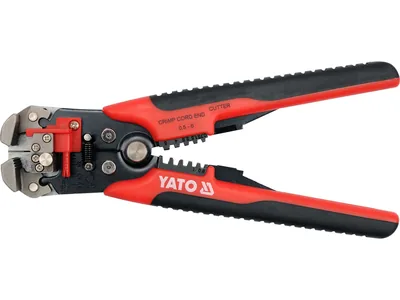 Кліщі для обтискання і зачистки проводів YATO, L=210 мм