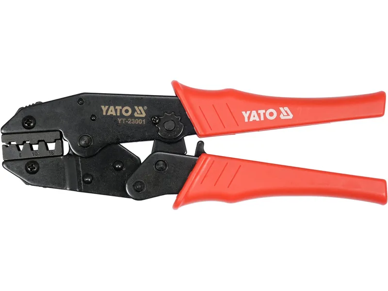 Кліщі для затискання втулкових наконечників провідників YATO S= 6, 10, 16 мм², l= 220 мм