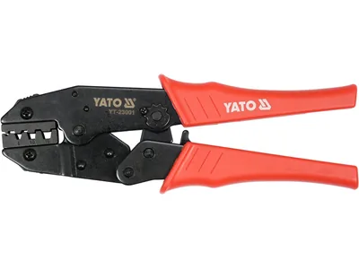 Кліщі для затискання втулкових наконечників провідників YATO S= 6, 10, 16 мм², l= 220 мм