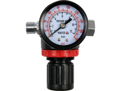 Клапан редукц. пневмат-й з манометром YATO, 1/4", P= 1.2 MPa