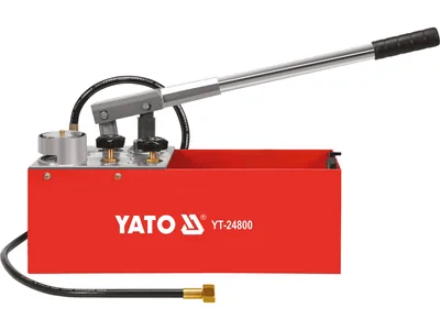 Компресор ручний для контролю щільності трубних систем YATO : тиск- 5 МПа, ємність- 12 л