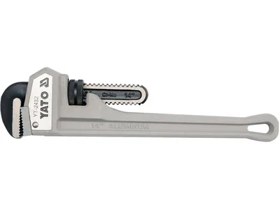 Ключ трубний прямий YATO: 350 мм (14"). max Ø= 2" (50mm), алюмінієвий