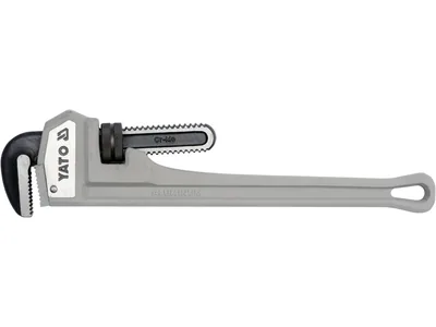 Ключ трубний прямий YATO: 450 мм (18"), max Ø= 2,5" (63mm), алюмінієвий