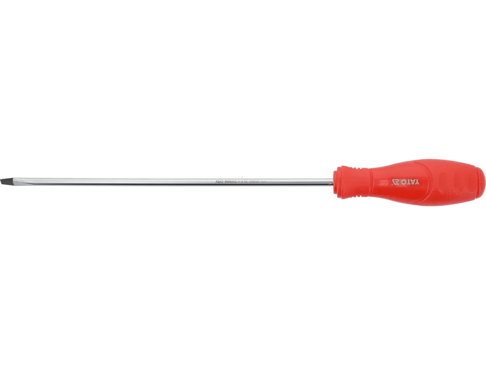 Викрутка з плоским шліцом YATO: SL6 мм, робоча l= 250 мм