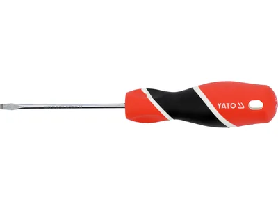 Викрутка плоска YATO : шліц SL3 х 75 мм