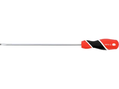 Викрутка плоска YATO : шліц SL4 х 200 мм