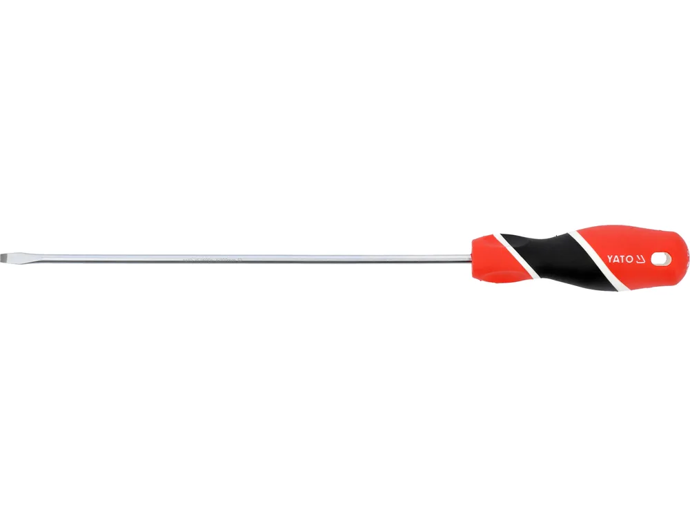 Викрутка плоска YATO : шліц SL4 х 200 мм