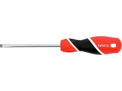 Викрутка плоска YATO : шліц SL5 х 100 мм
