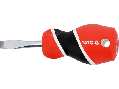 Викрутка плоска YATO : шліц SL6 х 38 мм