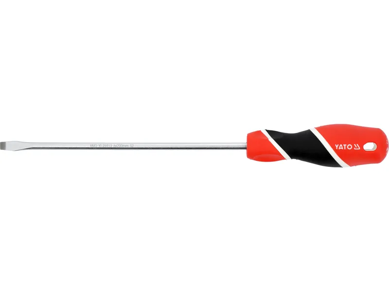 Викрутка плоска YATO : шліц SL6 х 200 мм