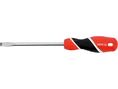 Викрутка плоска YATO : шліц SL8 х 150 мм