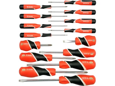 Набір викруток YATO : SL, PH, TORX. 15 шт.
