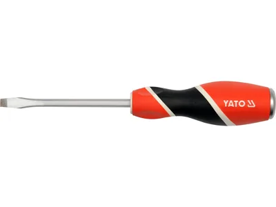 Викрутка плоска ударна YATO : шліц SL6 x 200 мм