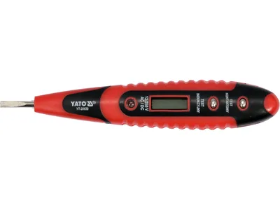 Індикатор напруги YATO  контрольний LCD цифровий 12-250V