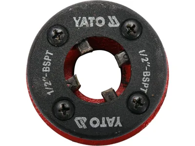 Клуп для нарізання різьби на трубах YATO, Ø= 1/2"