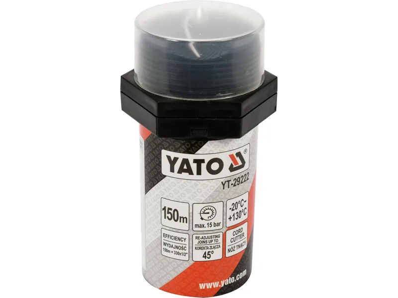 Нитка ущілювальна різьбових сполучень YATO, l= 150 м, для тиску ≤ 15 Bar, в капсулі
