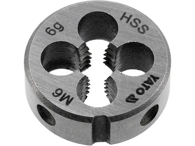 Плашка YATO М6 х 1 мм, HSS М2, m= 20 г
