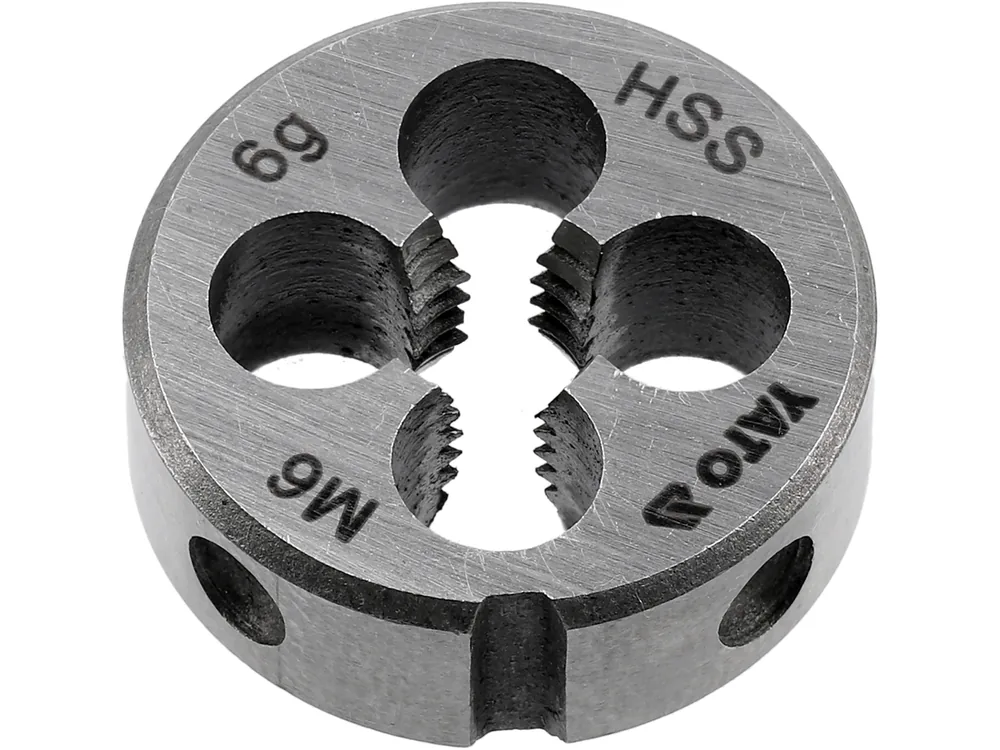 Плашка YATO М6 х 1 мм, HSS М2, m= 20 г